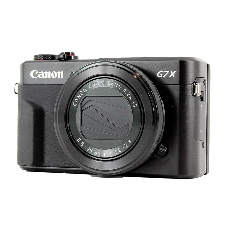 Canon PowerShot G7 X Mark II with Flip Screen (Black