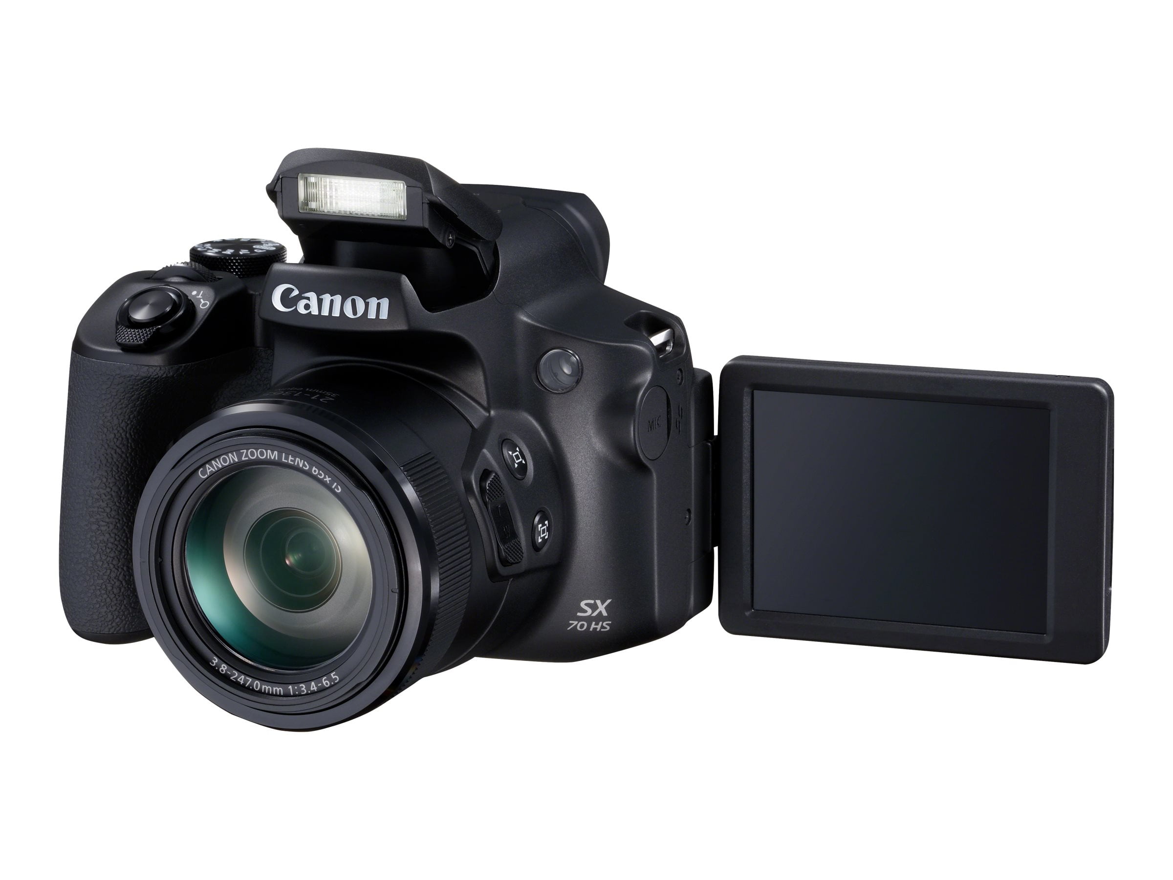 Canon PowerShot SX70 HS, Digital Camera, 20.3 MP, 4K Video, 65x