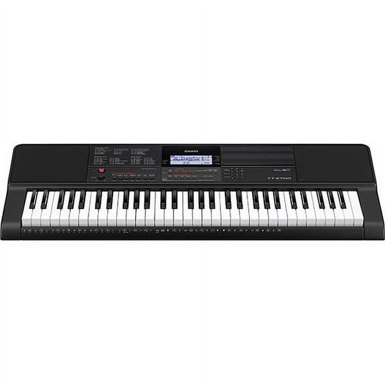 Casio CT-X700 61-Key Touch Sensitive Portable Keyboard with Power