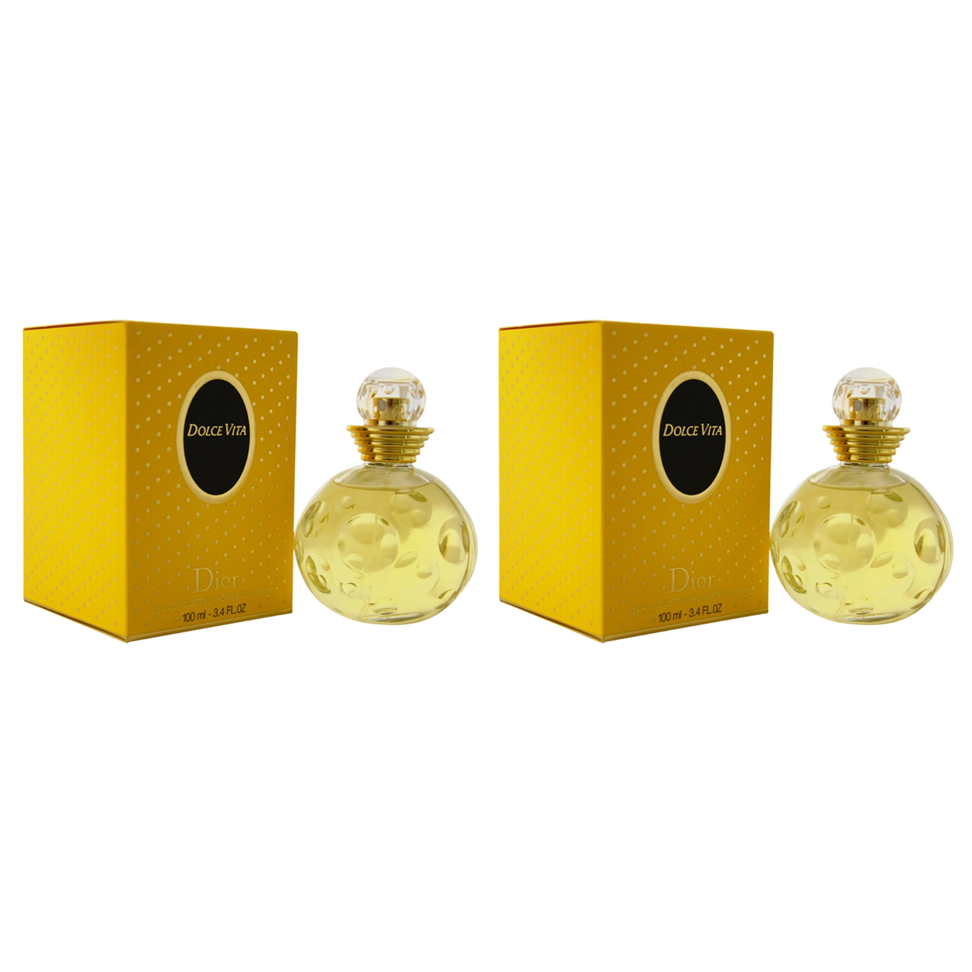 Christian Dior Dolce Vita - Pack of 2 - 3.4 oz EDT Spray - Walmart.com