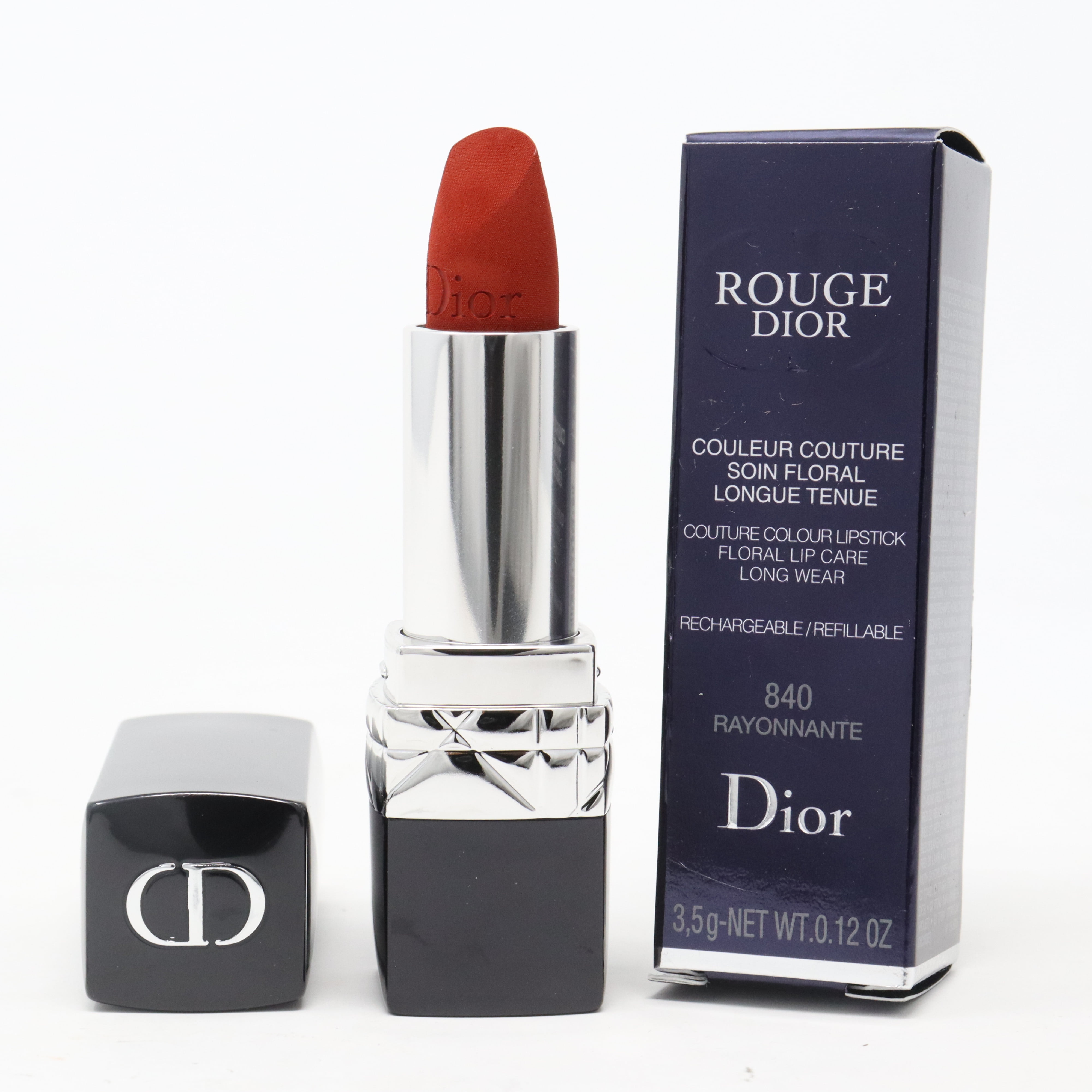 Dior Rouge Dior Velvet Lipstick, 840 Rayonnante, Long-Wear