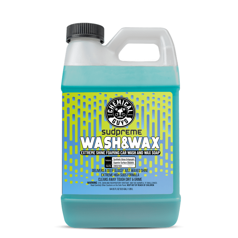Chemical Guys Sudpreme Car Wash & Wax, Extreme Shine Foaming, 64oz