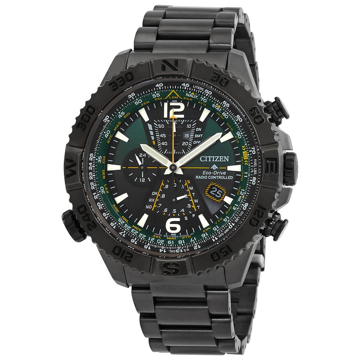 Citizen Eco-Drive Promaster Navihawk A-T Men's Watch with Green