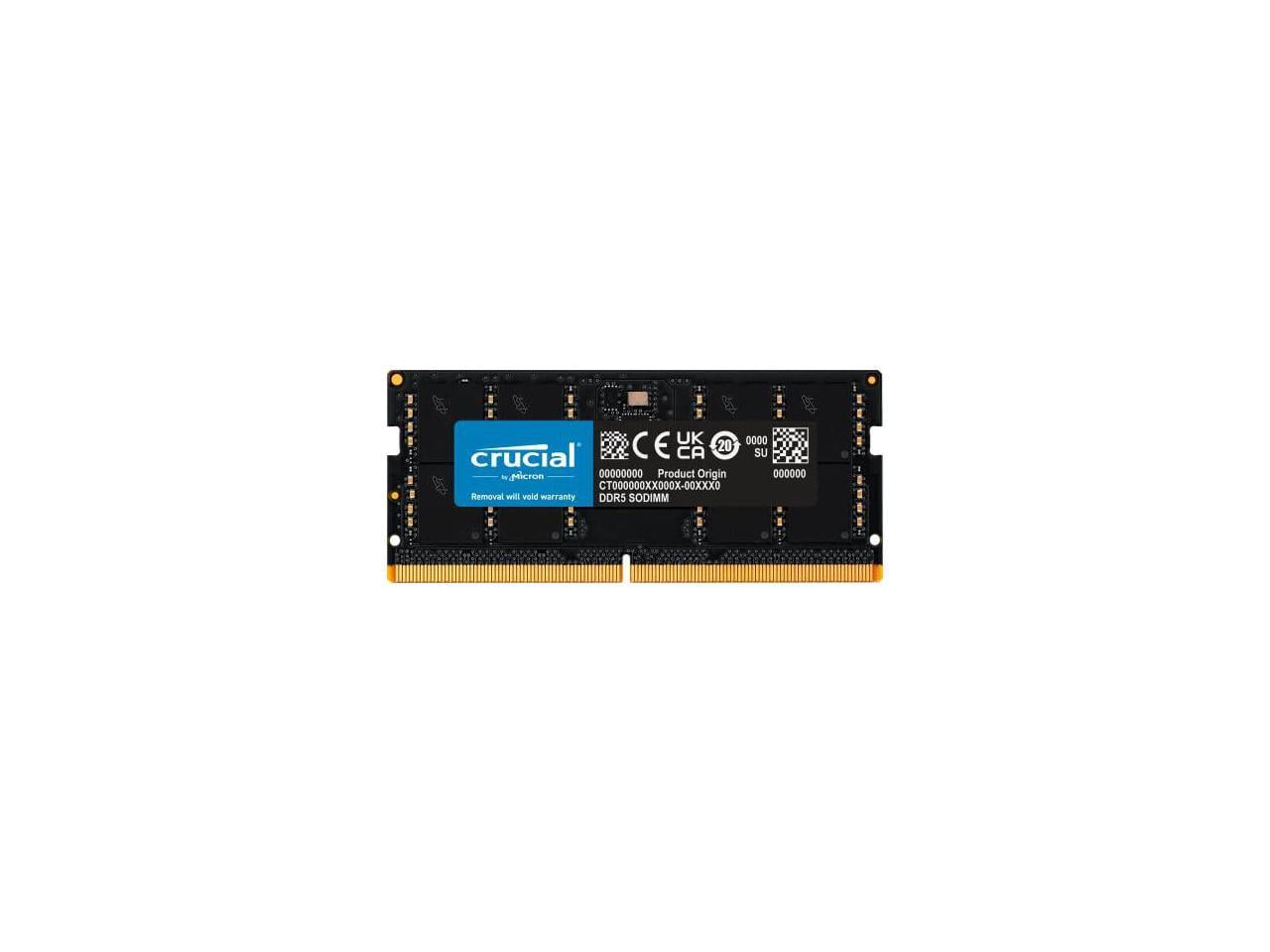 Crucial 32GB DDR5 5600 (PC4 44800) RAM for Laptop, 262-Pin SO-DIMM
