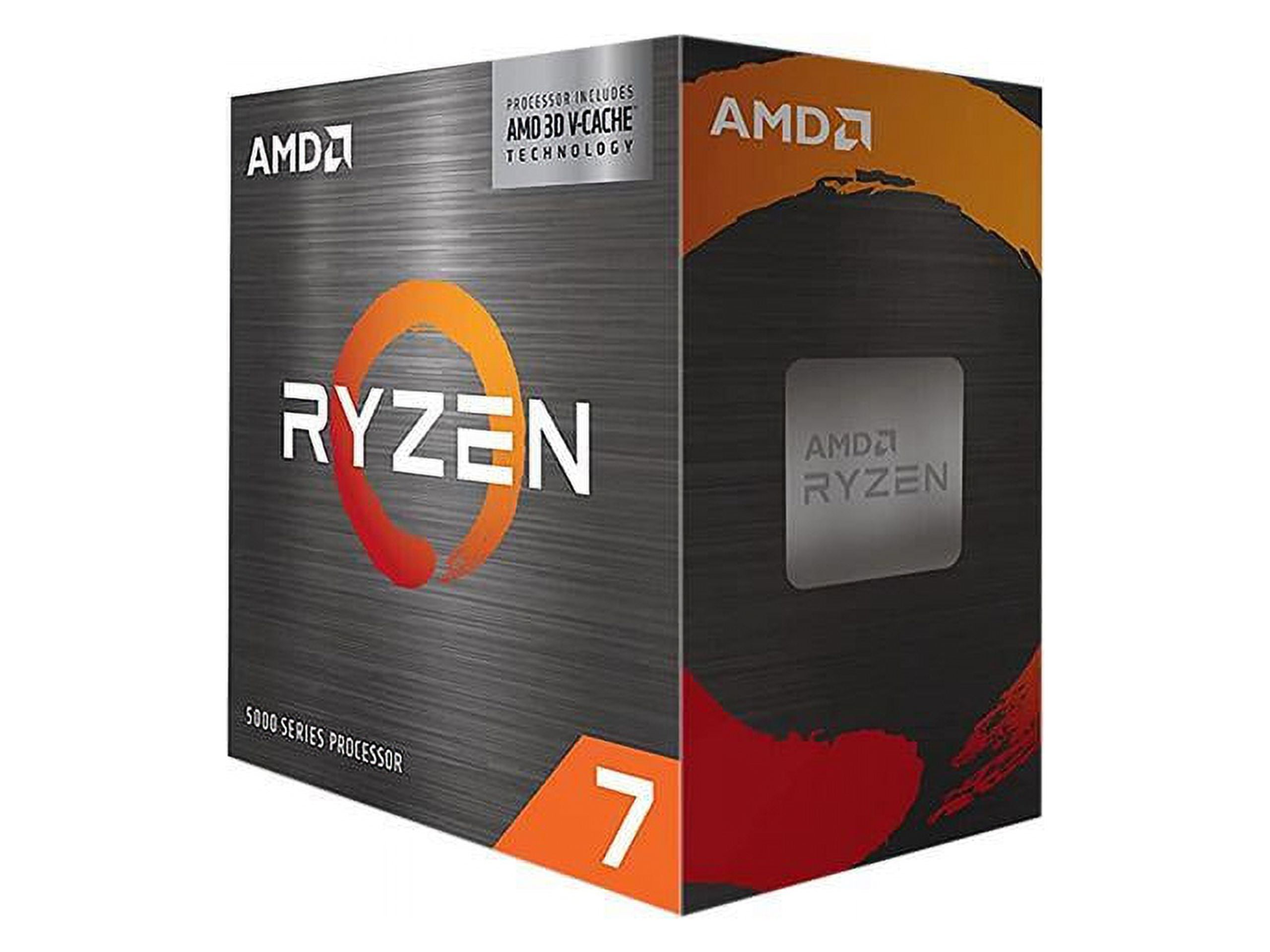 AMD Ryzen 7 5800X3D CPU, 3.4 GHz, 8-Core, AM4 Processor, 105W