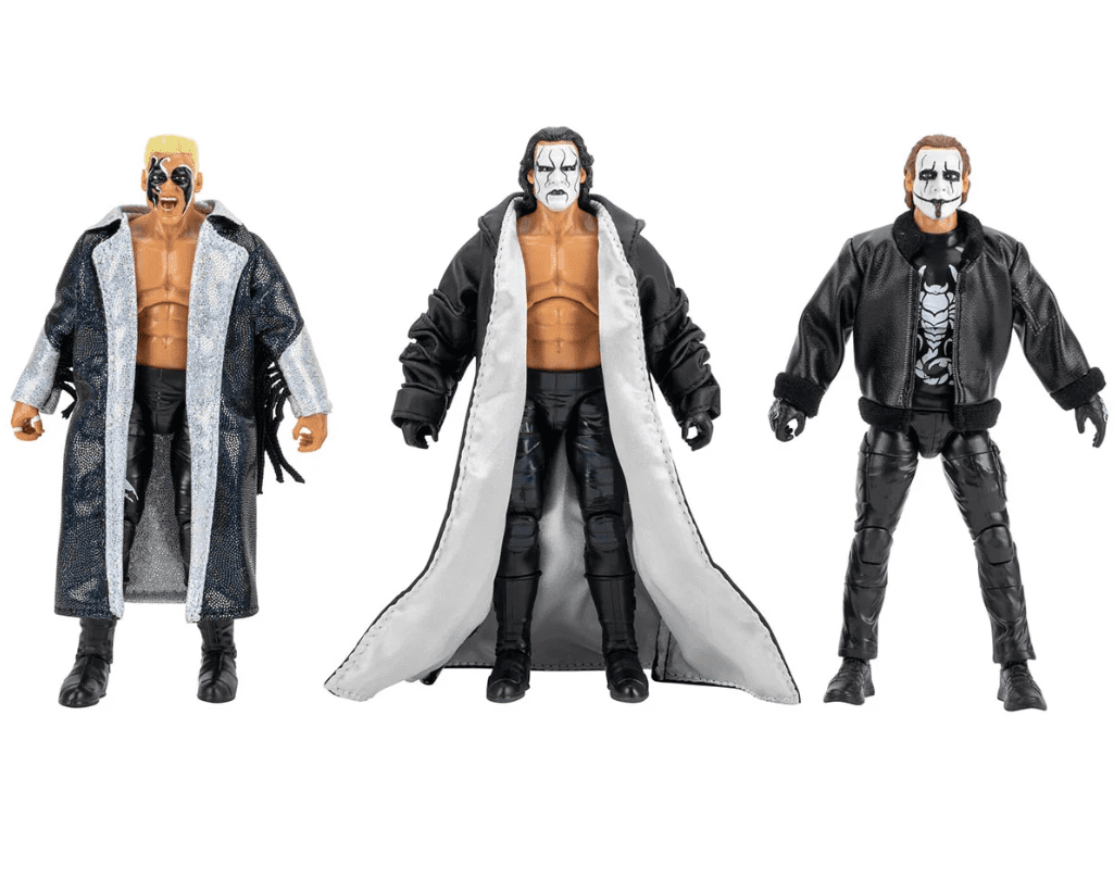 AEW All Elite Wrestling Legacy of Sting 3-Pack Wrestling Action