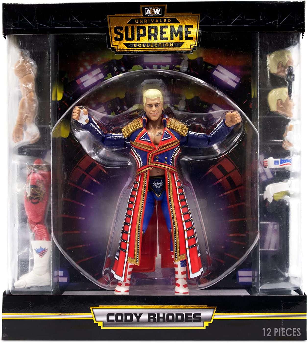 Free Shipping! Jazwares AEW All Elite Wrestling Cody Rhodes