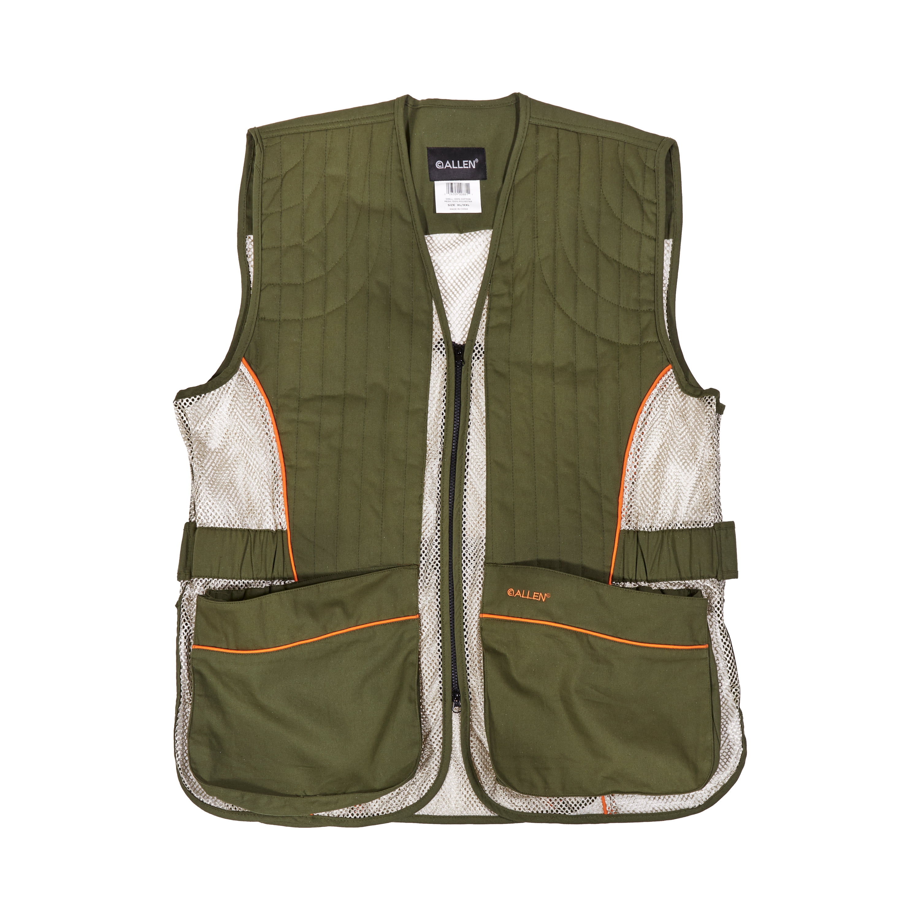 Allen Company Ace Shooting Vest, Ambidextrous, X-Large2-XL, Olive
