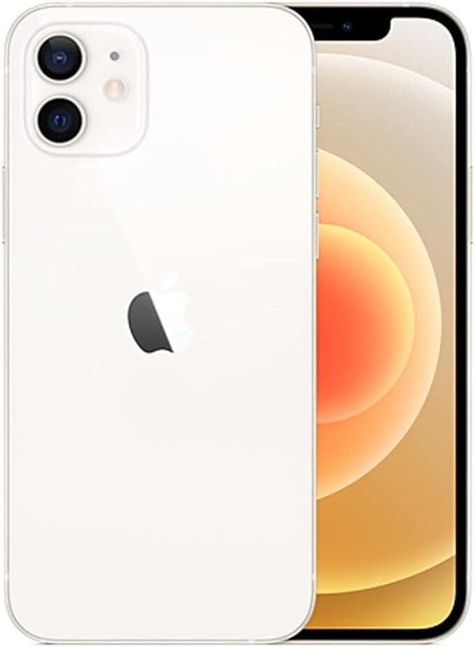 Apple iPhone 12, Fully Unlocked, 64GB White, Refurbished, 5G
