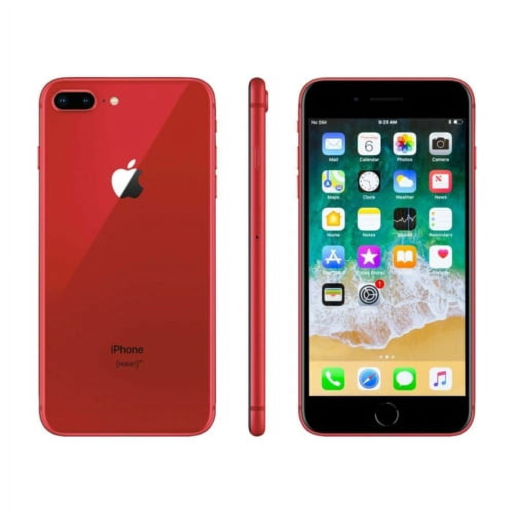 Pre-Owned Apple iPhone 8 Plus - Carrier Unlocked - 64 GB Red