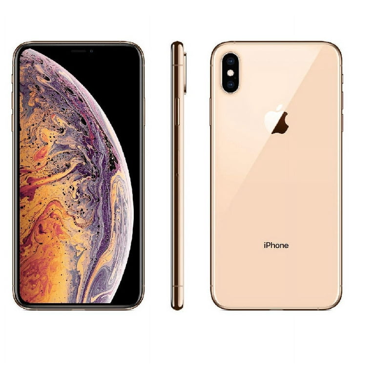 Apple iPhone XS Max 64GB Gold LTE Cellular 3D897LL/A - Walmart.com