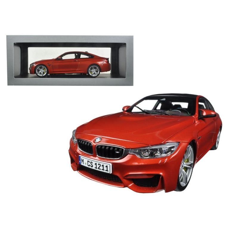 BMW M4 Coupe Orange 1/18 Diecast Model Car by Para - Walmart.com