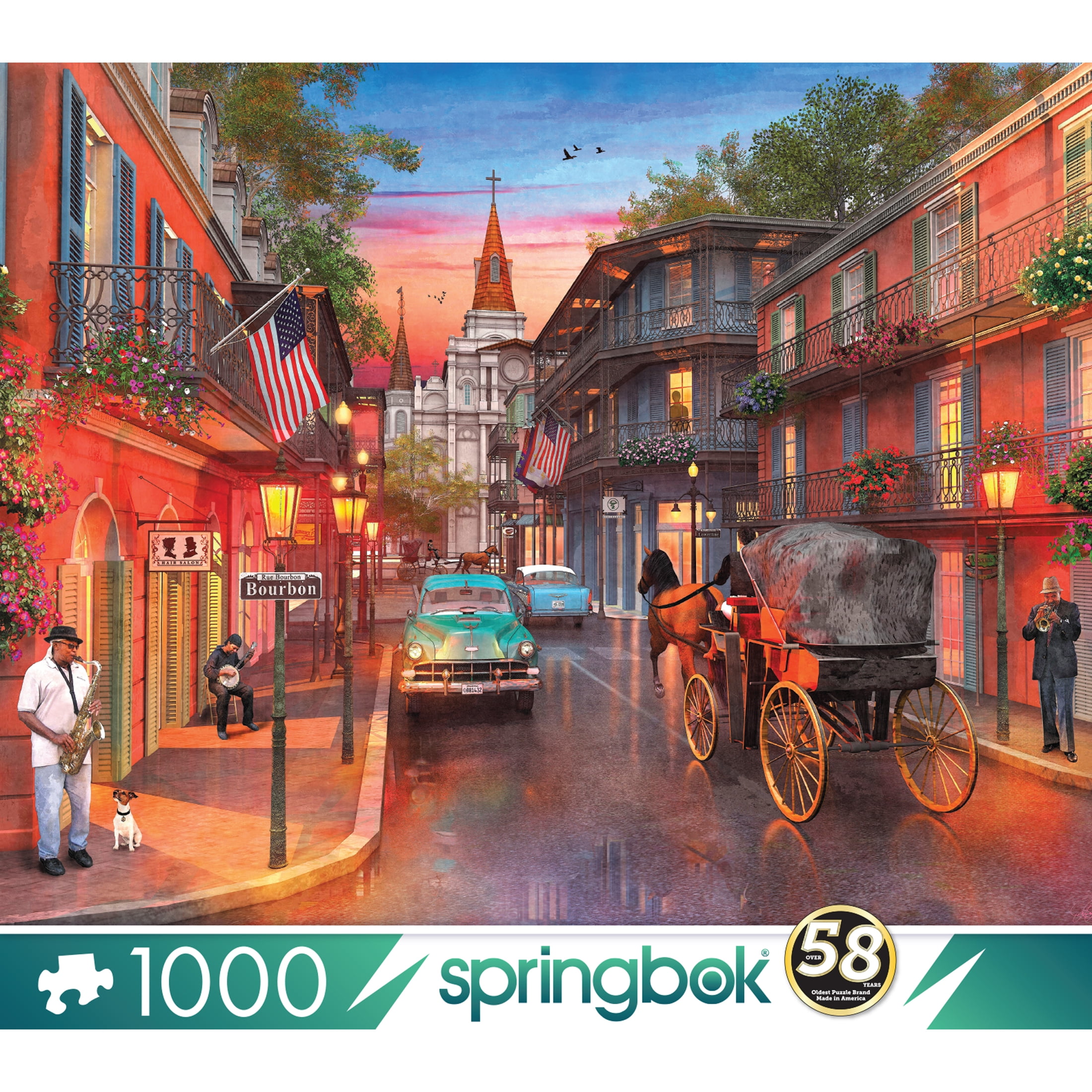 Springbok Bourbon Street 1000 Piece Jigsaw Puzzle – New Orleans