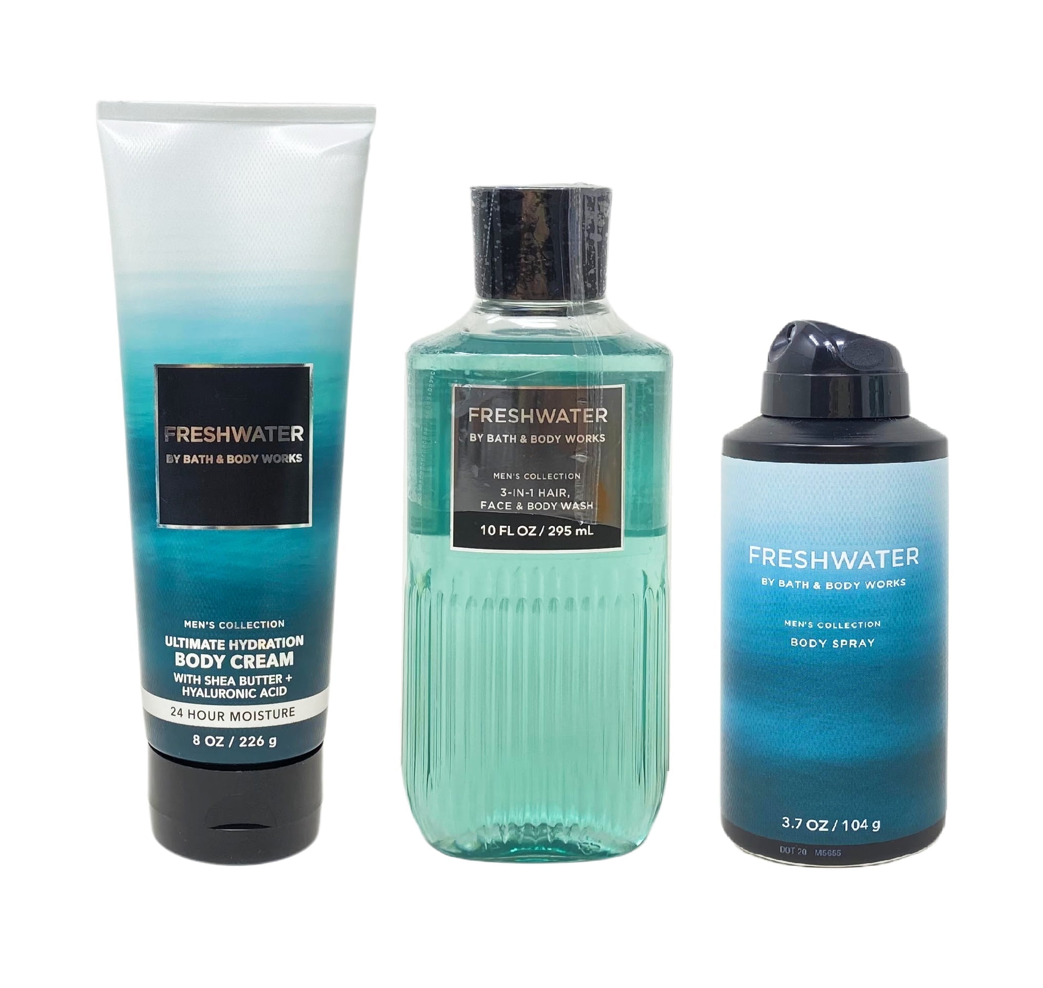 Bath and Body Works Men's Collection Freshwater Trio Gift Set
