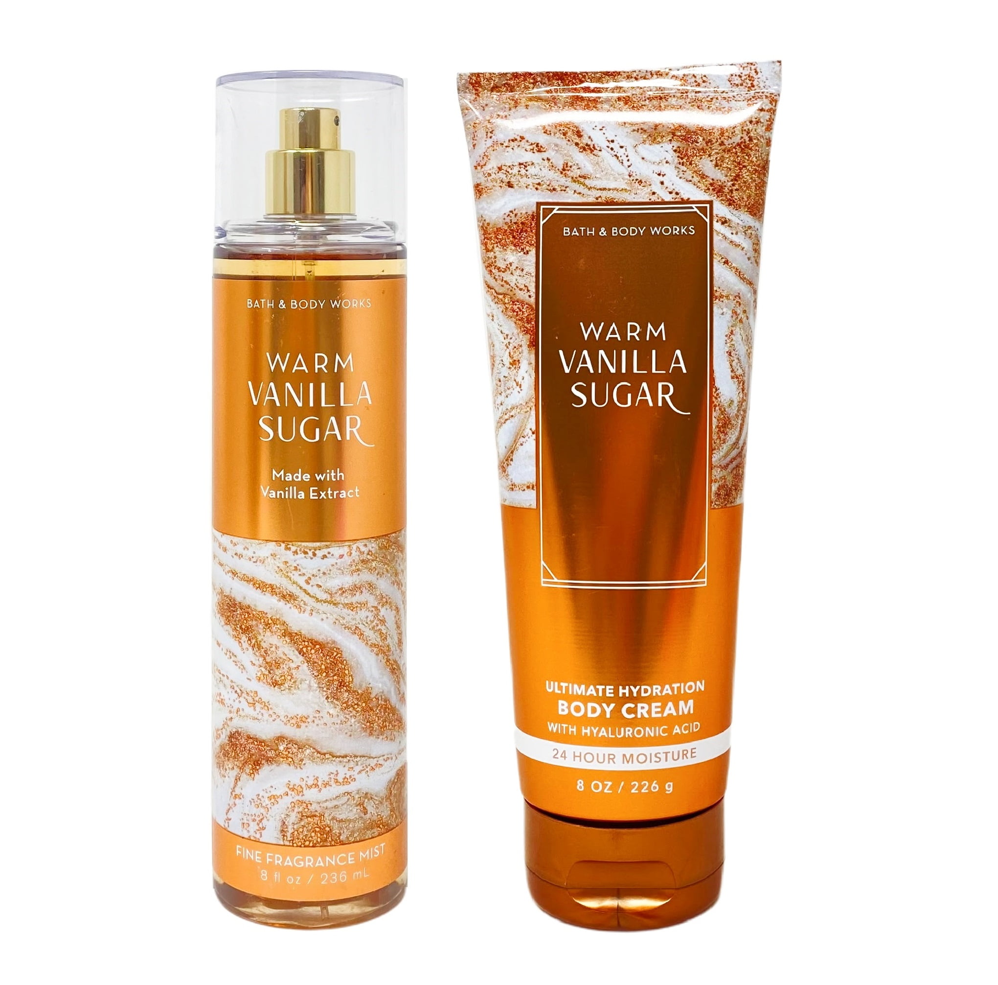 Bath and Body Works Warm Vanilla Sugar 2 Piece Gift Set