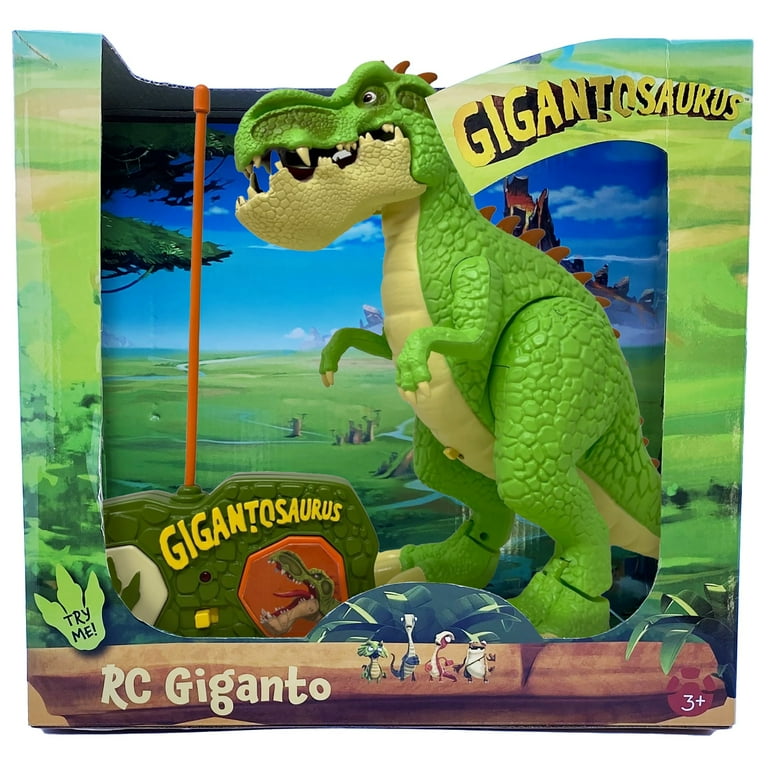 Gigantosaurus: RC Giganto - Green Dinosaur Action Figure, Radio