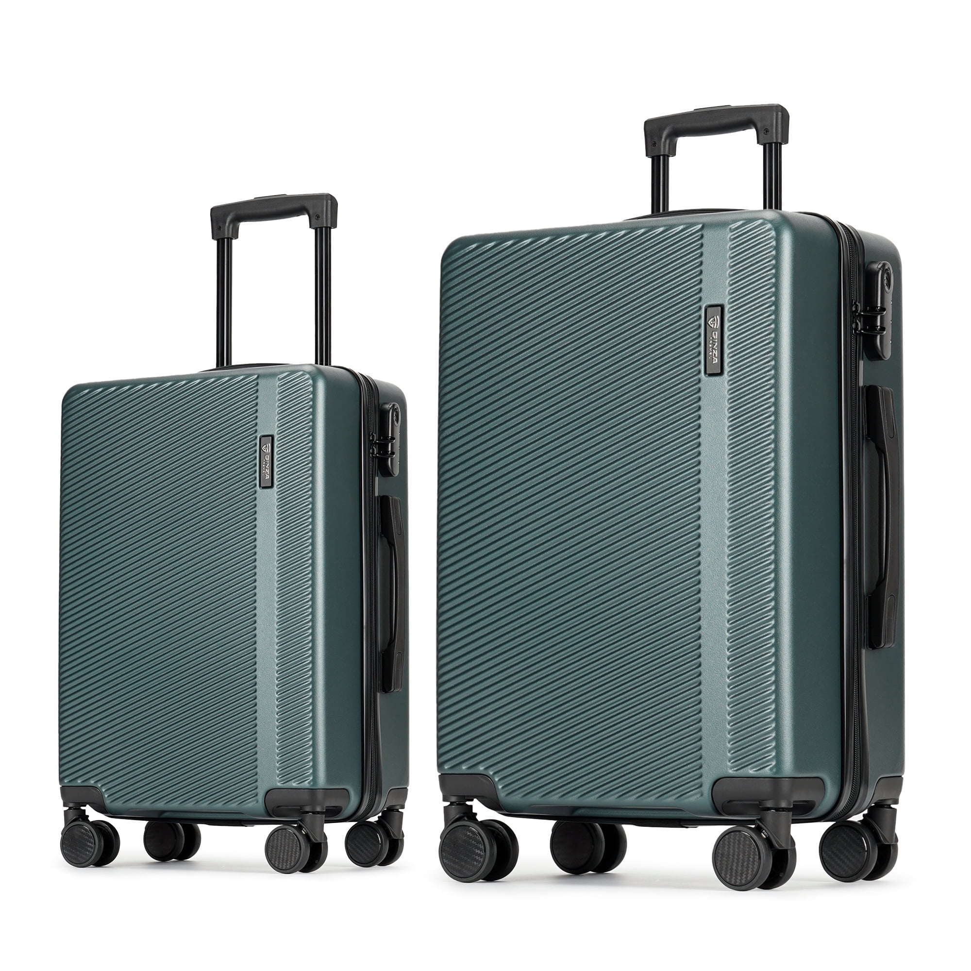 Ginza Travel Carry-On Hardshell Luggage Set, 2 Piece, Lightweight