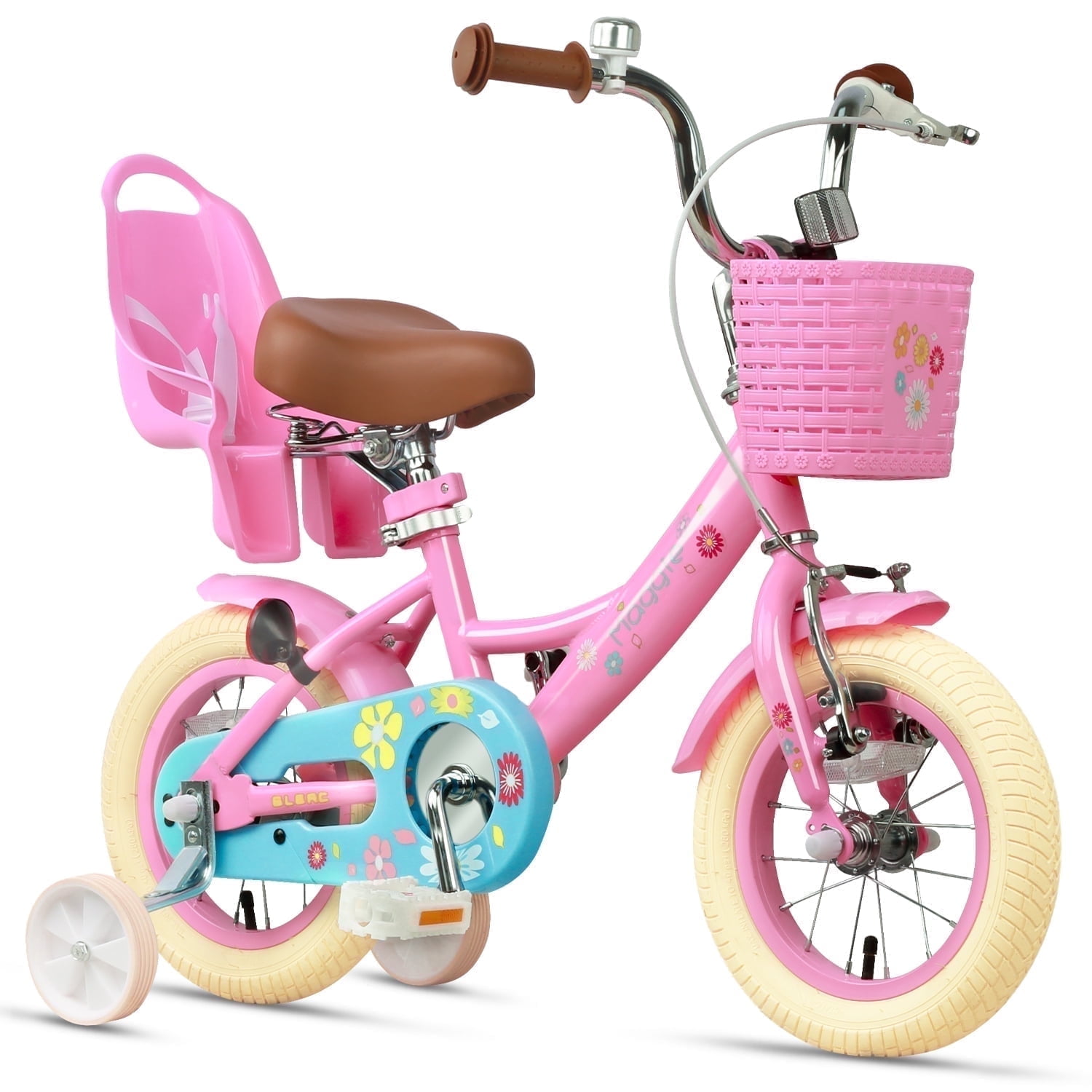 Glerc Maggie 12 inch Kids Girls Bike for Ages 2-4 Years Child,Blue