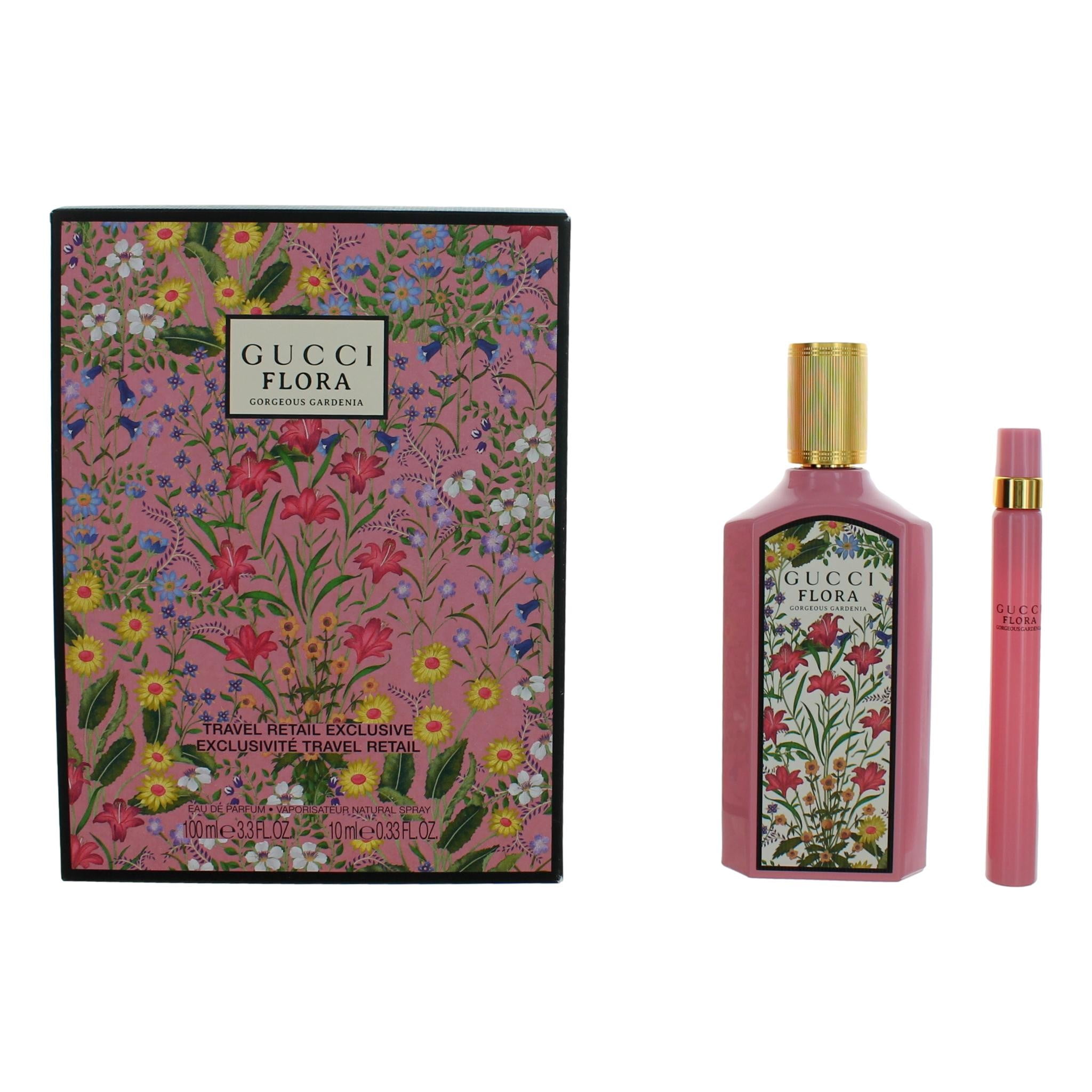 Gucci Flora Gorgeous Gardenia Mini 2 Piece Set, Eau De Parfum