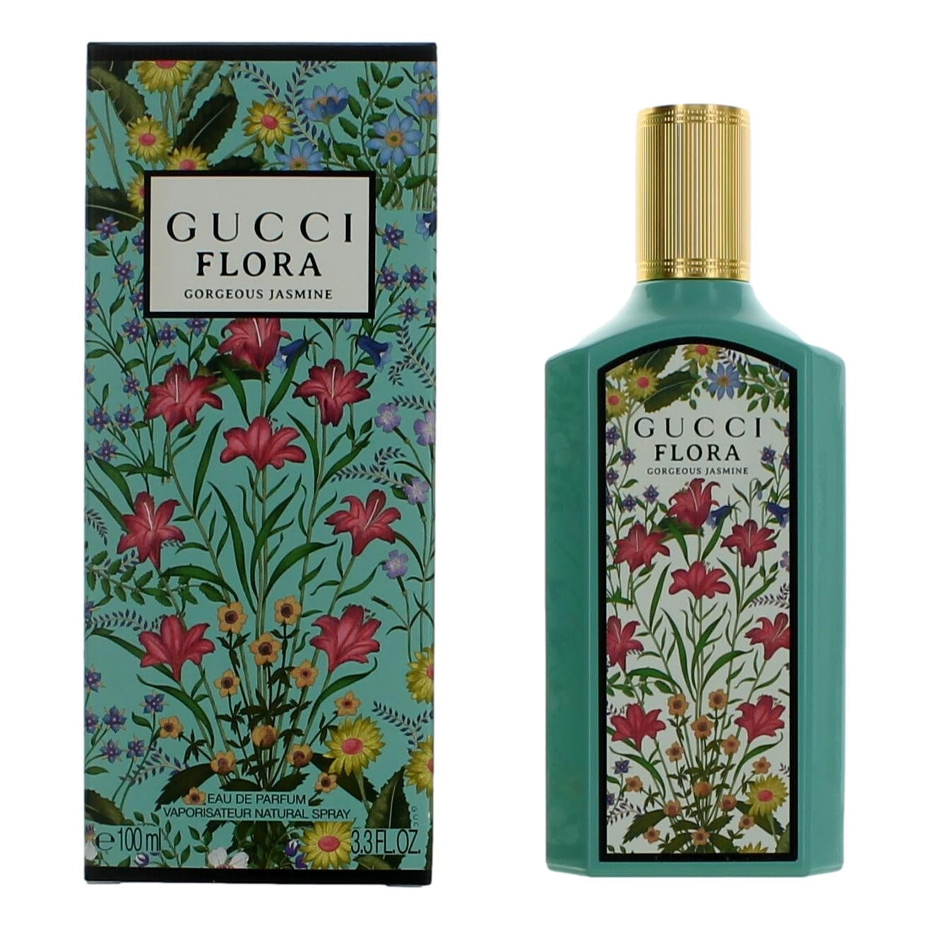 Gucci Flora Gorgeous Jasmine Eau De Parfum Spray, 100ml