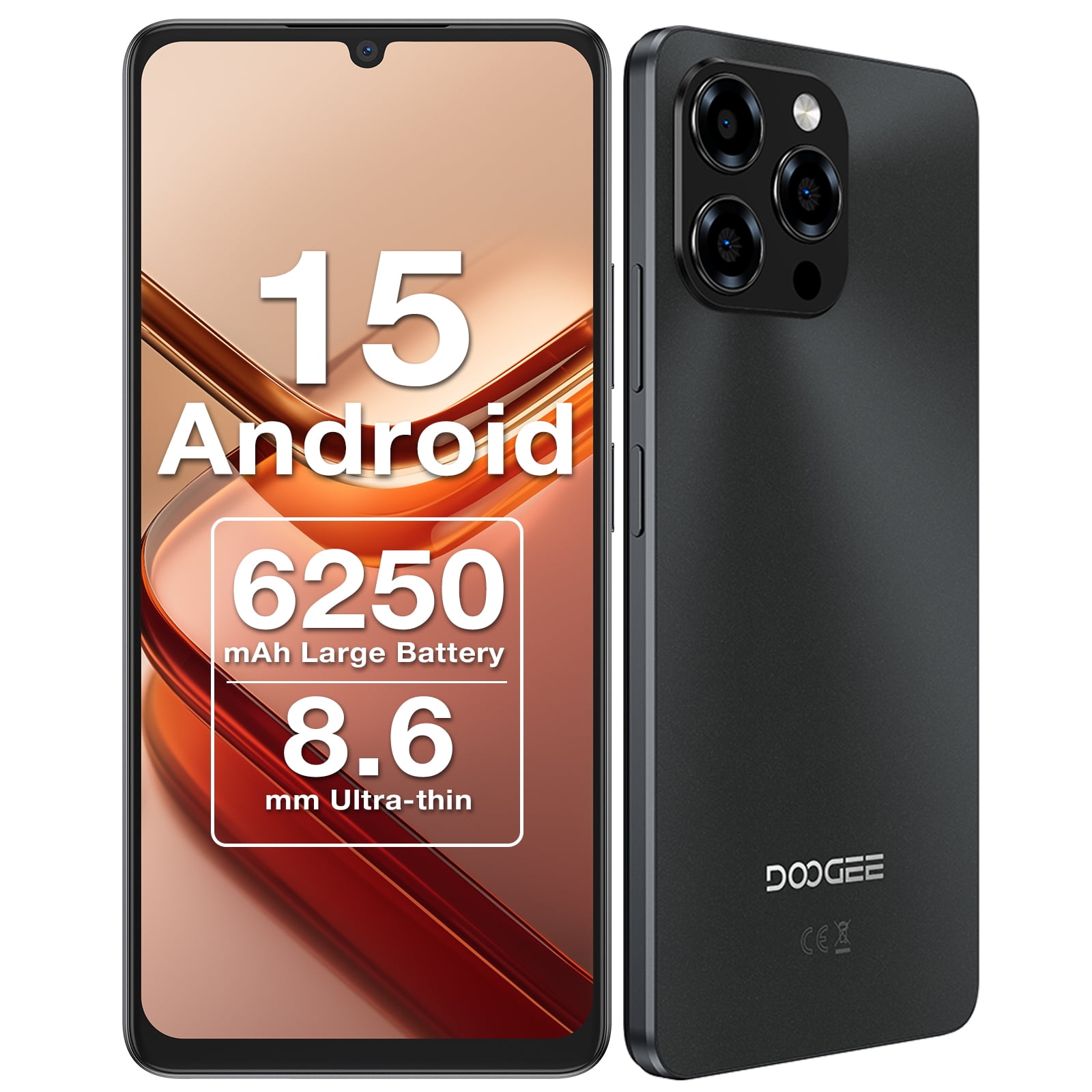 DOOGEE Note 58 Unlocked Cell Phone, Android 15 Smartphone with