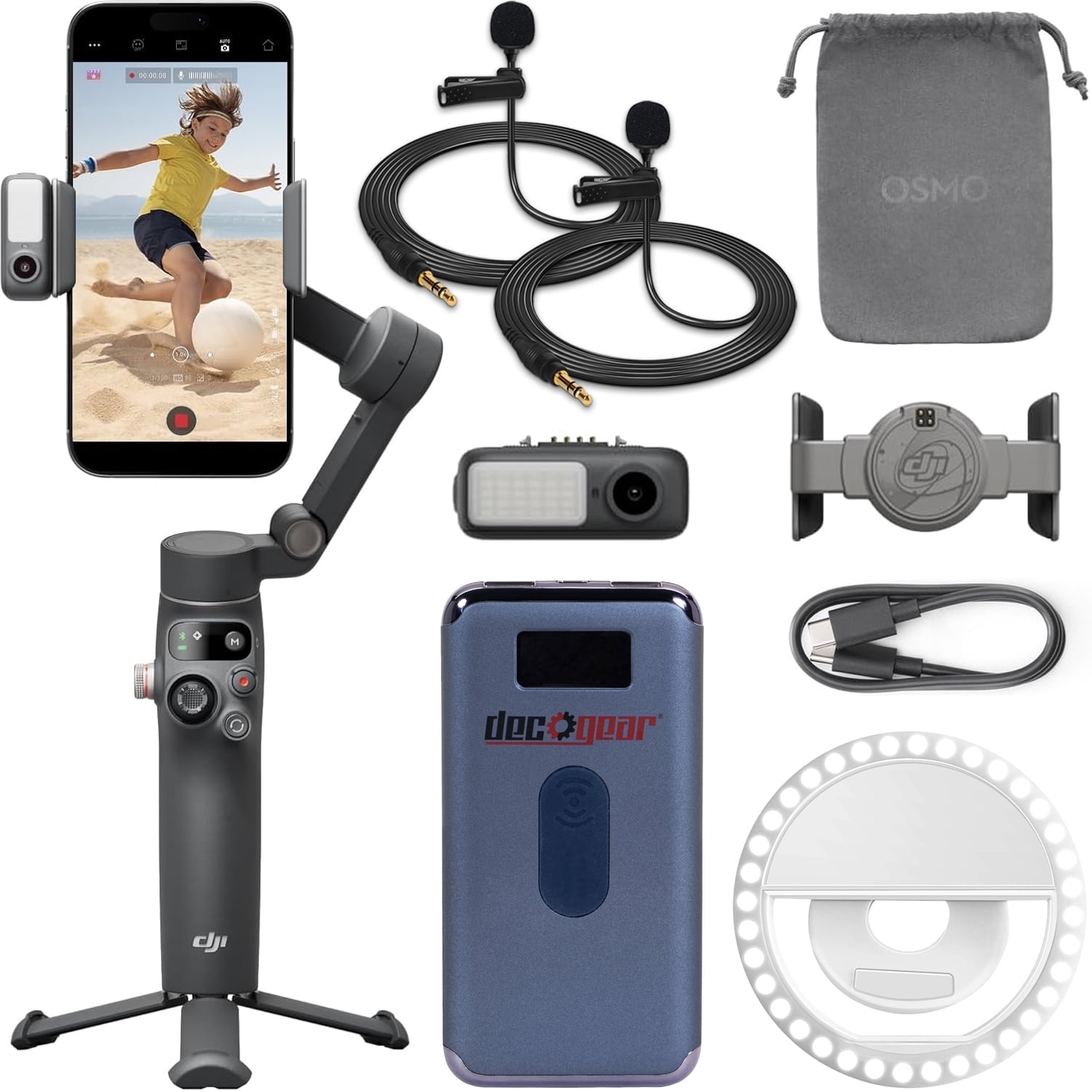 DJI Osmo Mobile 7P Gimbal Stabilizer for iPhone, Android Phone