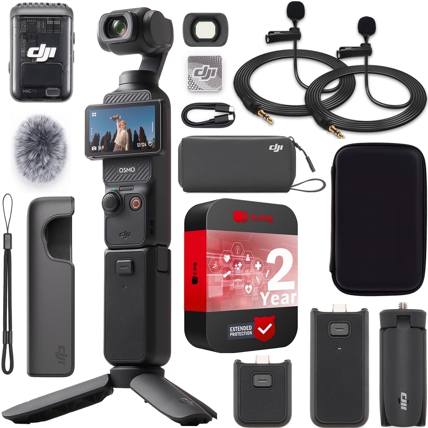 DJI Osmo Pocket 3 Creator Combo Vlogging Camera with 1'' CMOS, 4K