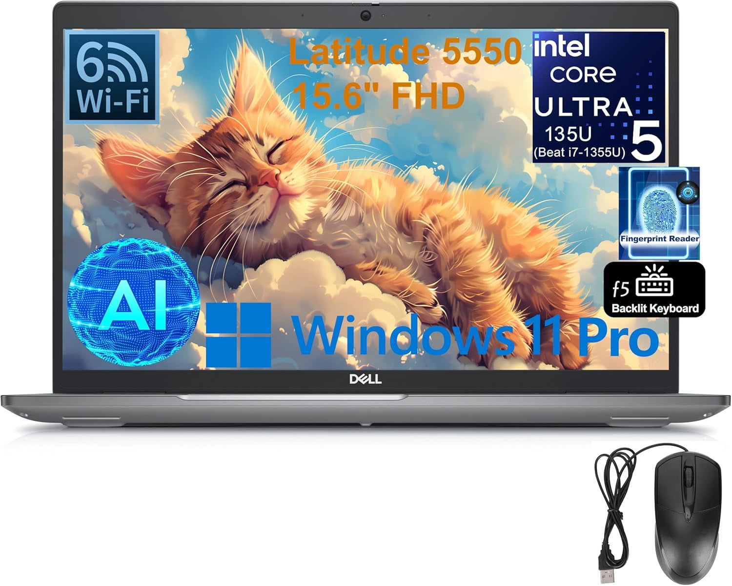 Dell Inspiron 15 3520 Business Laptop - with Microsoft Office