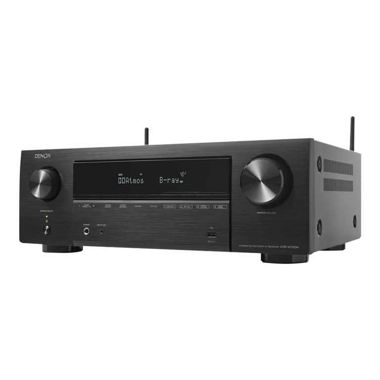 Denon AVR-X1700H 7.2ch 8K Receiver with 3D Audio, HEOS, Voice
