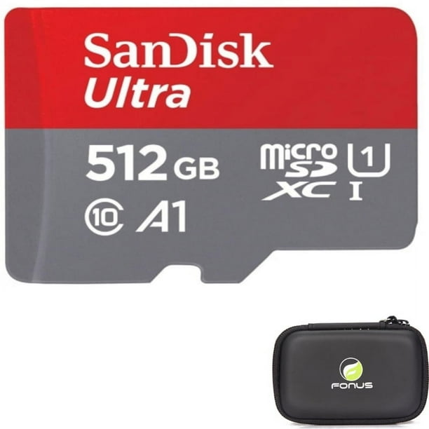 For TCL ION Z/X - 512GB Memory Card w Carry Case Sandisk Ultra