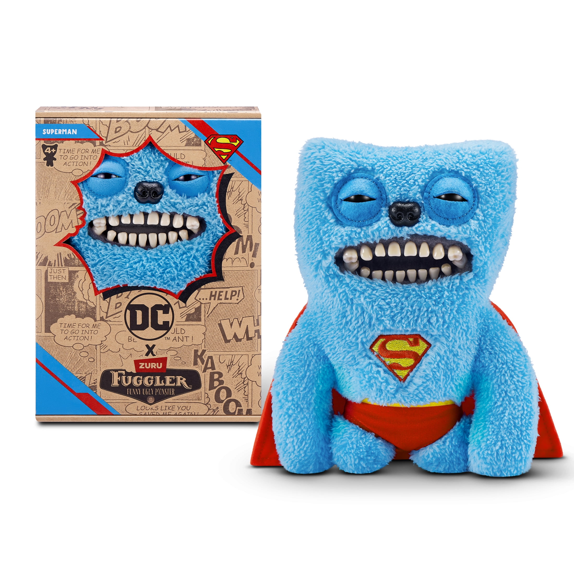 Fuggler x DC 9 inch DC Comics (Superman), Funny Ugly Monster Soft
