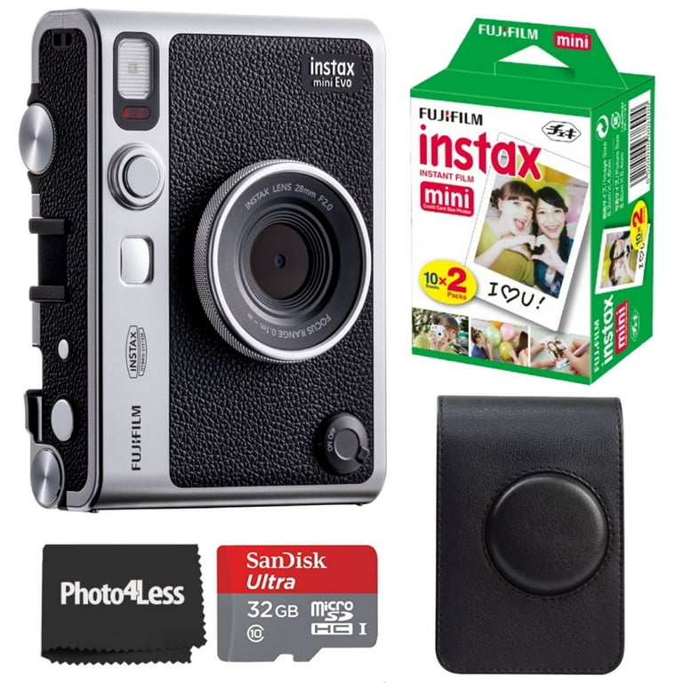 Value Set: Fujifilm Instax Mini EVO Hybrid Instant Camera, Prints