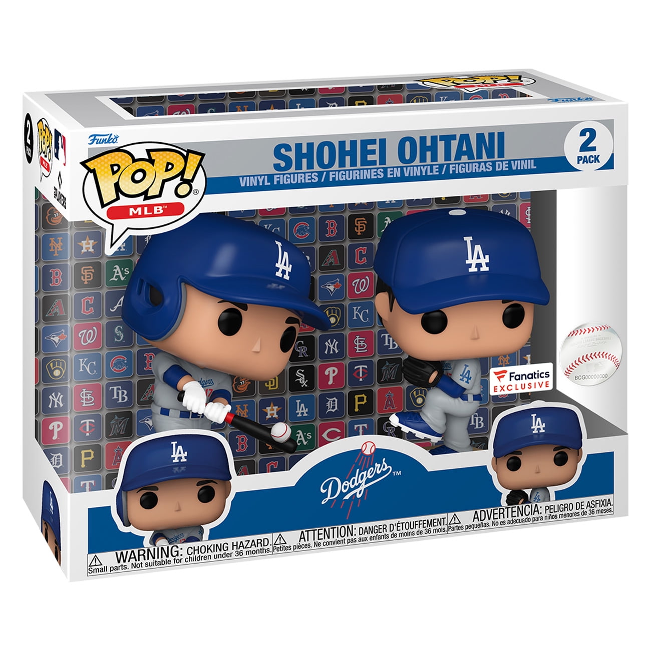Funko Shohei Ohtani Los Angeles Dodgers Fanatics Exclusive Two
