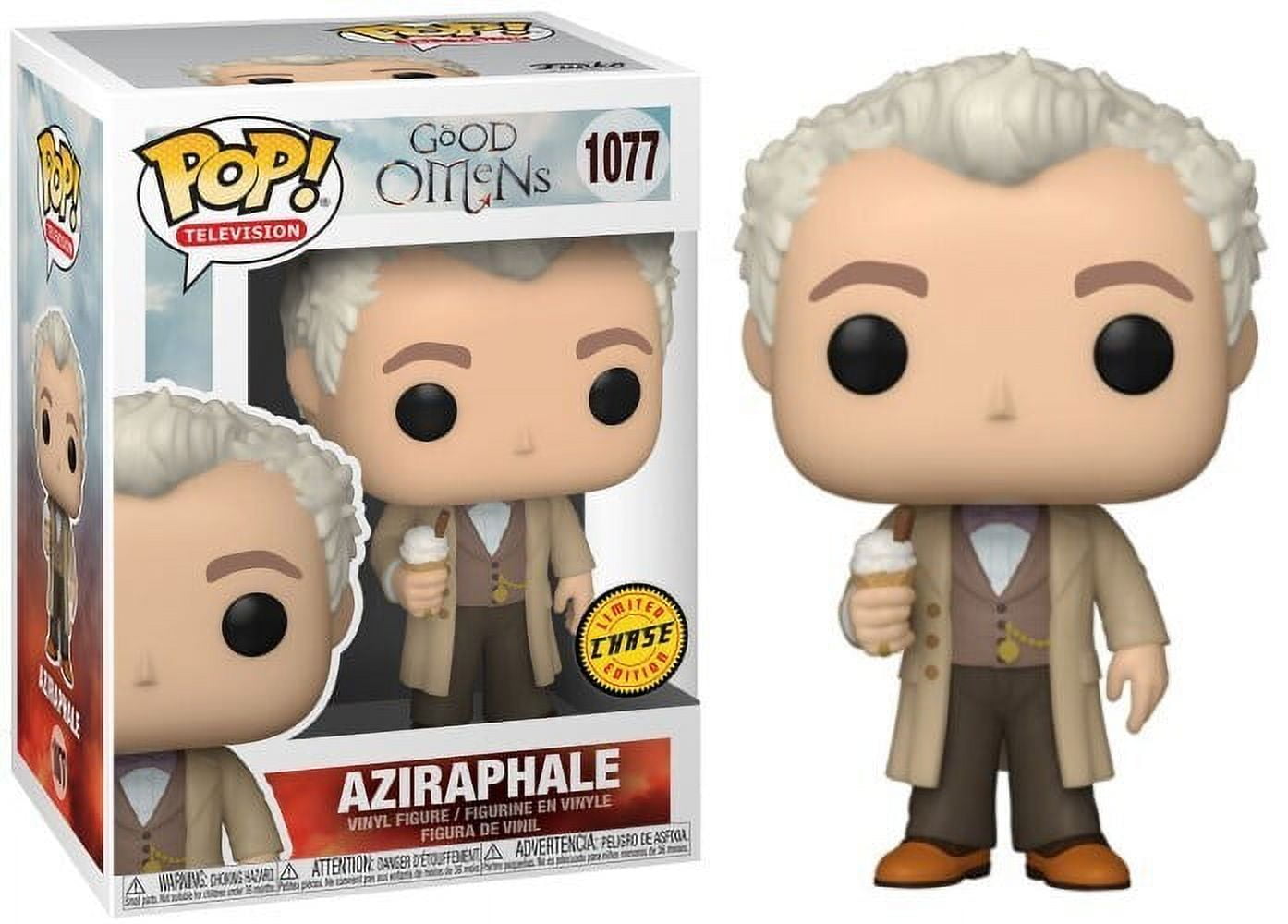 Funko POP! Good Omens CHASE TV Series Aziraphale #1077 with Ice