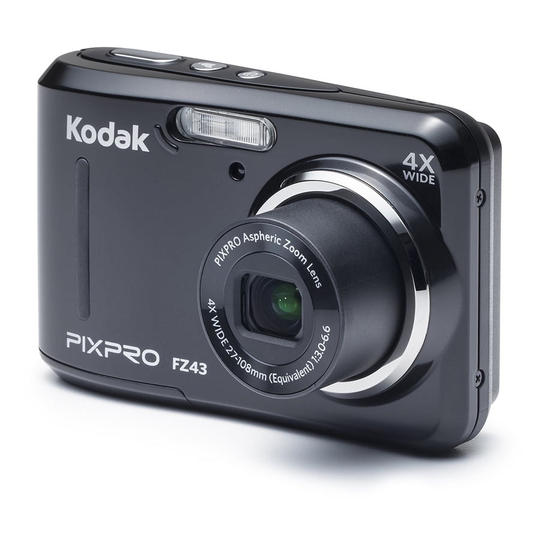 KODAK PIXPRO FZ43 Point Shoot Camera - Compact 16MP, 4X Zoom, HD