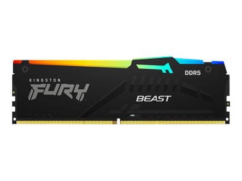 Kingston FURY Beast RGB 32GB DDR5 5600 (PC5 44800) Desktop Memory