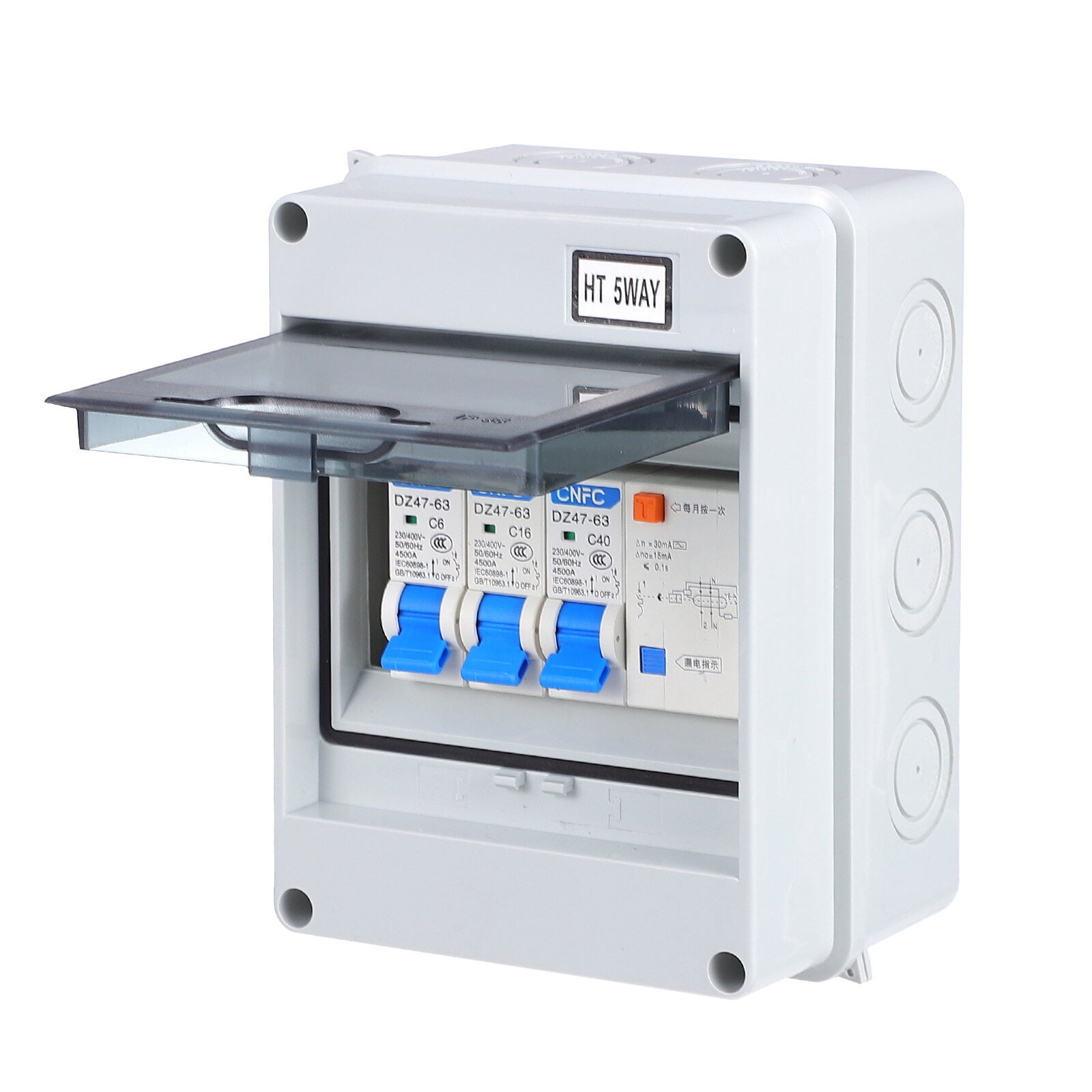 HONITANO 1Set Wall Breaker with Leakage Protection and Short