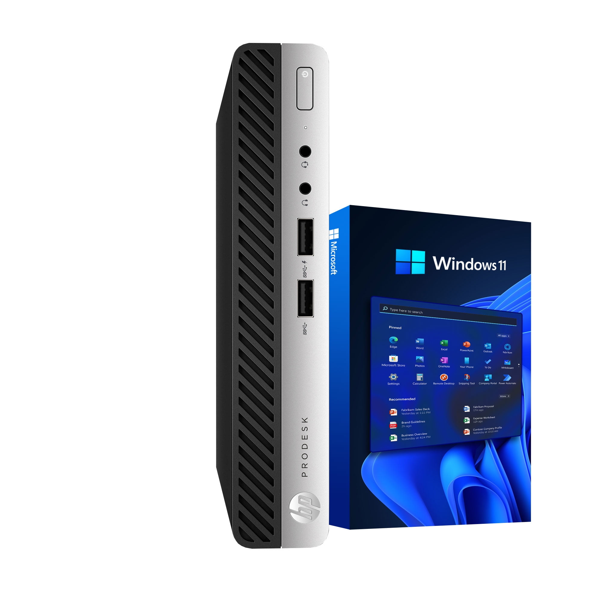 Pre-Owned HP ProDesk 400G4 - Windows 11 Mini Desktop Computer PC