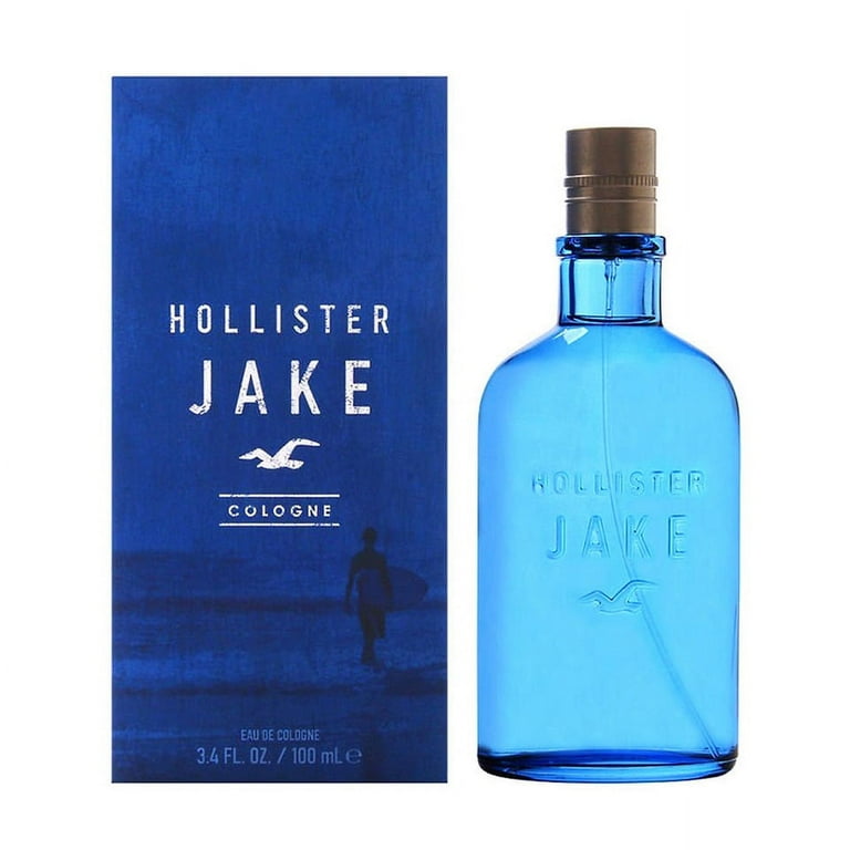 Hollister Jake Men's Eau De Cologne Spray, 3.4 oz / 100 ml, Fresh