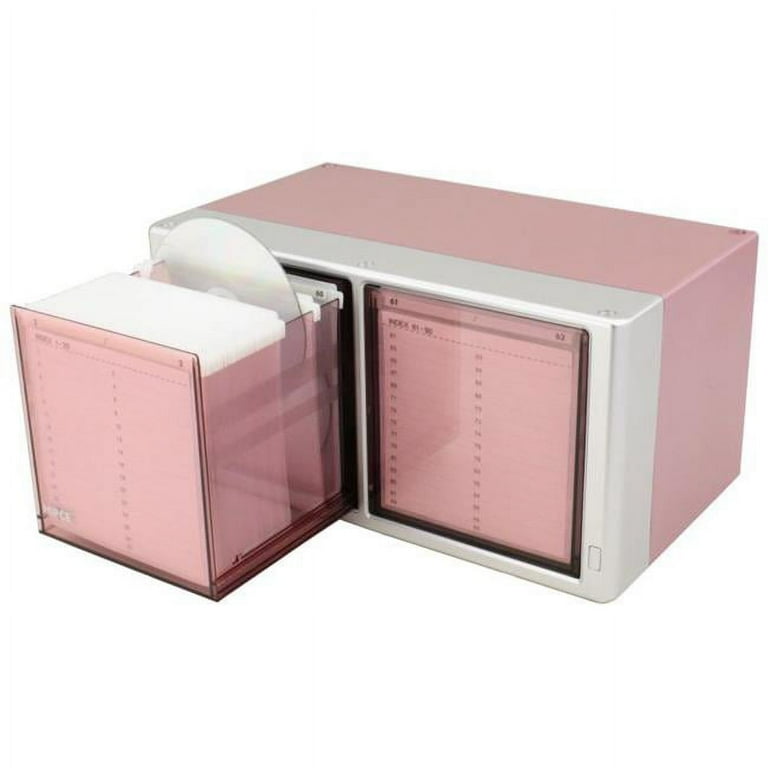 Hipce CDB-120 MP One Touch CD & DVD Box, Metallic Pink - 120