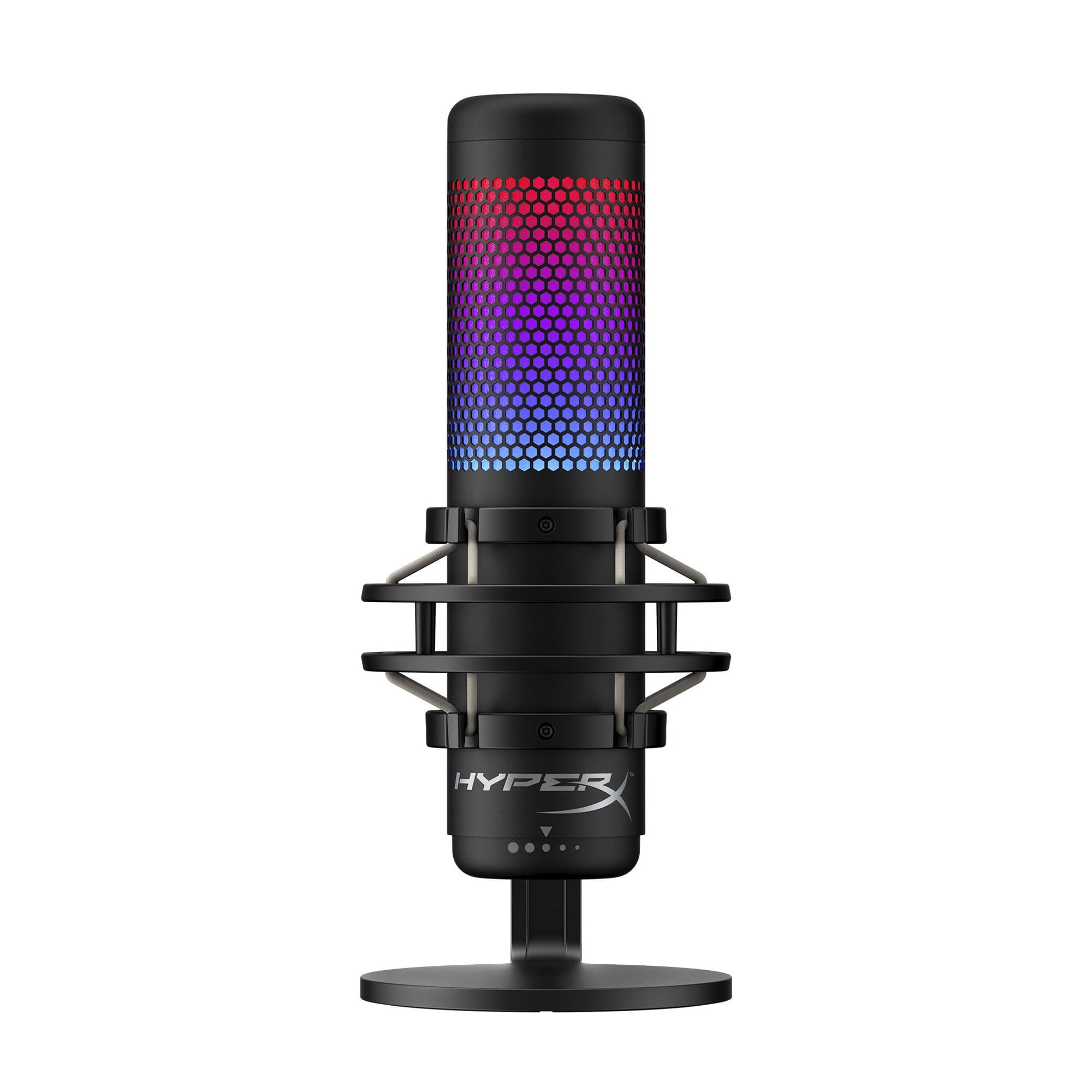HyperX QuadCast S USB Condenser Microphone with RGB Lighting and