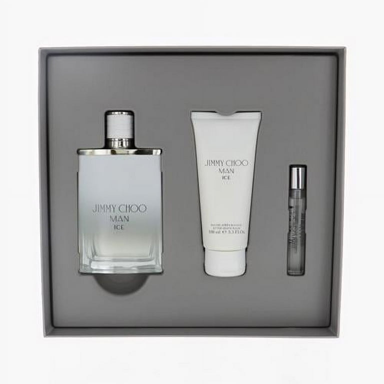 JIMMY CHOO MAN ICE MEN 3 PIECE GIFT SET - 3.4 OZ EAU DE TOILETTE