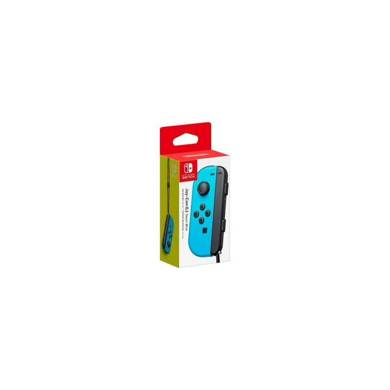 Nintendo Switch Joy-Con (L) - Neon Blue, Left Motion Controller