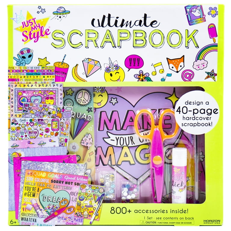 Just My Style DIY Ultimate Paper Scrapbook Kit - Multicolor Kids
