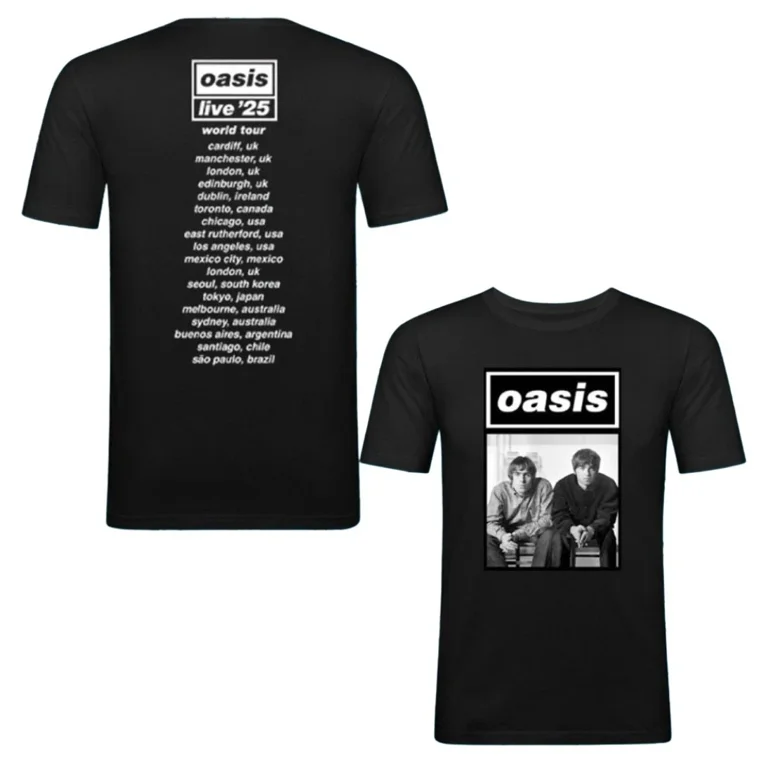 OASIS Live '25 Tour 2025 T-shirt Allsize For Fans Short Sleeve