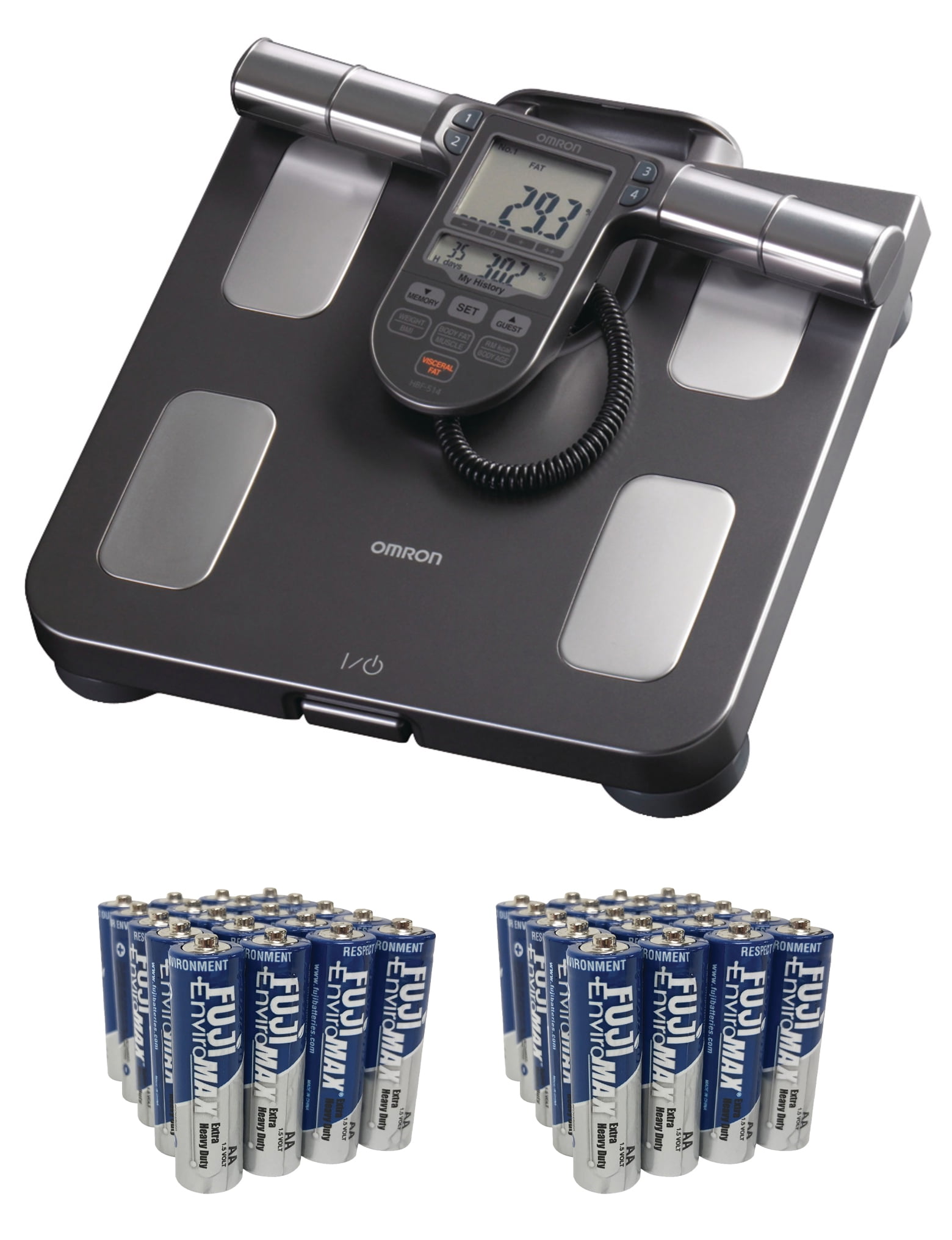 Omron HBF-514C Body Composition Monitor + Scale with 7 Fitness