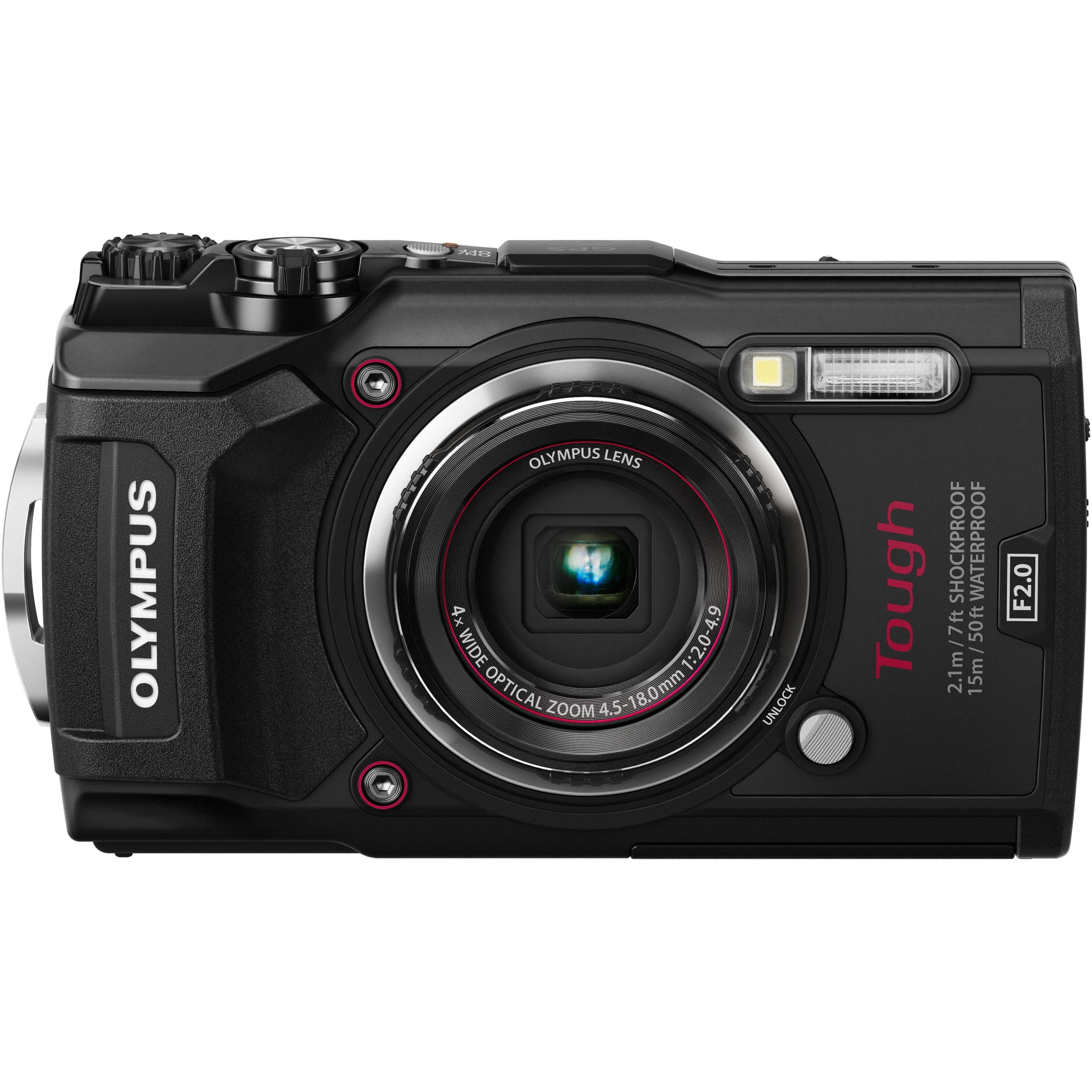 Olympus Tough TG-5 Digital camera compact 12.0 MP 4K / 30 fps - 4x