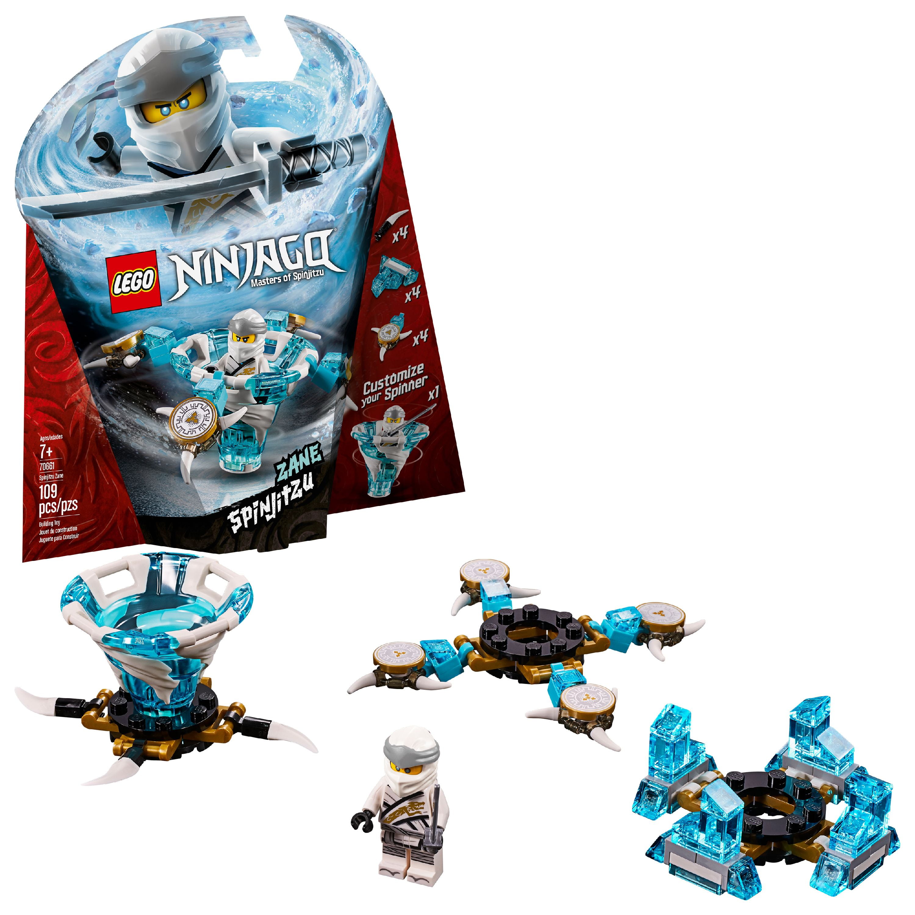 LEGO Ninjago Spinjitzu Zane 70661 Ninja Skills Toy with Minifigure