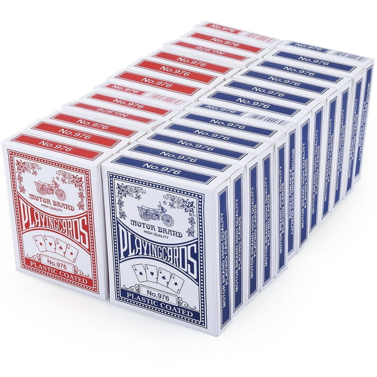 LotFancy Playing Cards 24 Decks Poker Size Standard Index Durable