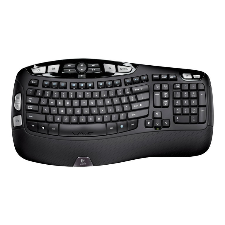 Logitech K350 Wireless Keyboard, Black - Walmart.com